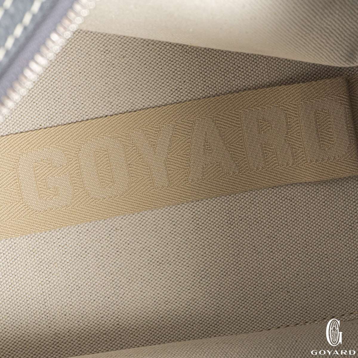 Goyard Grey Goyardine Canvas Sac Hardy PM Tote Bag